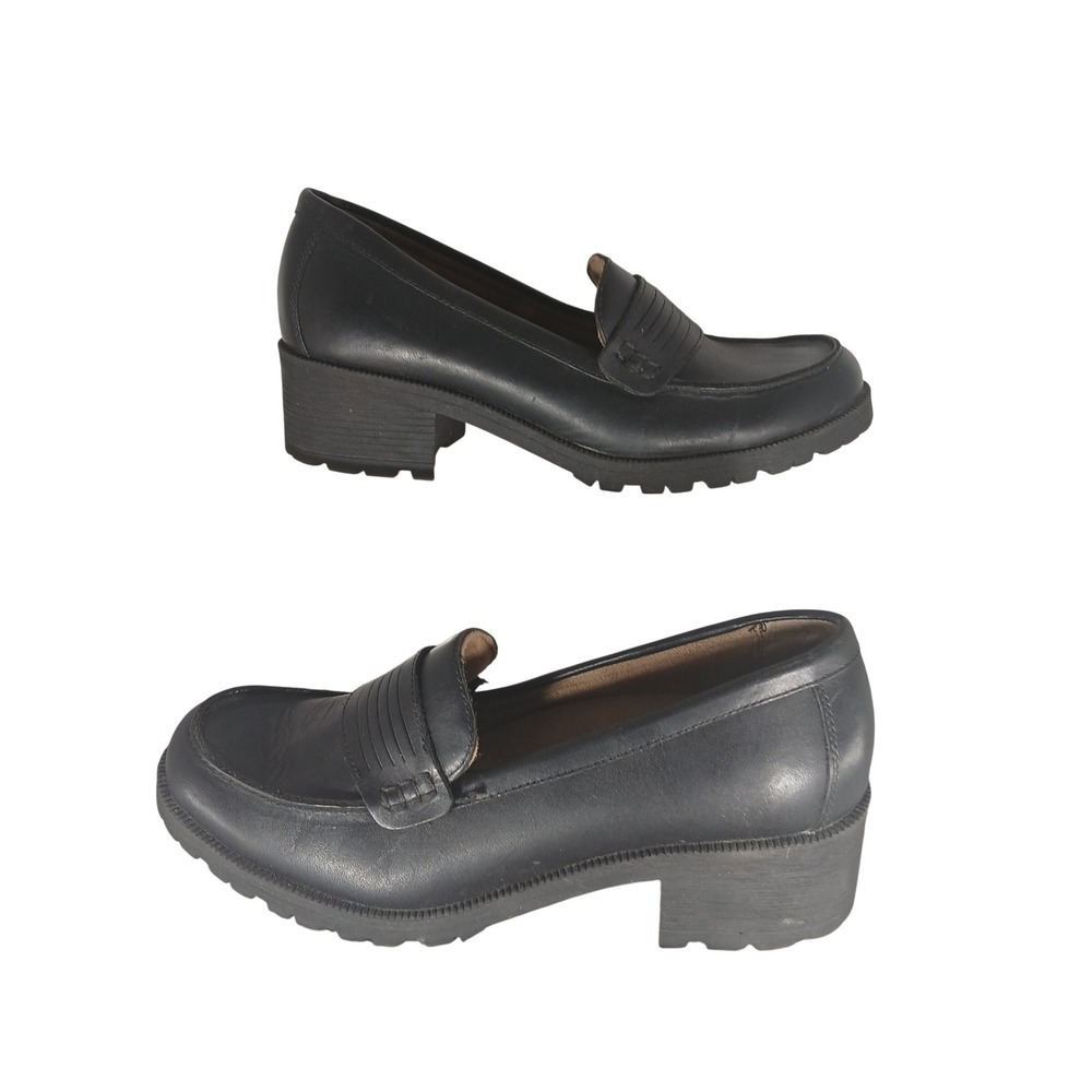 Eastland Newbury Women's Black Leather Loafers Style‎ 3934-01 Size 9M